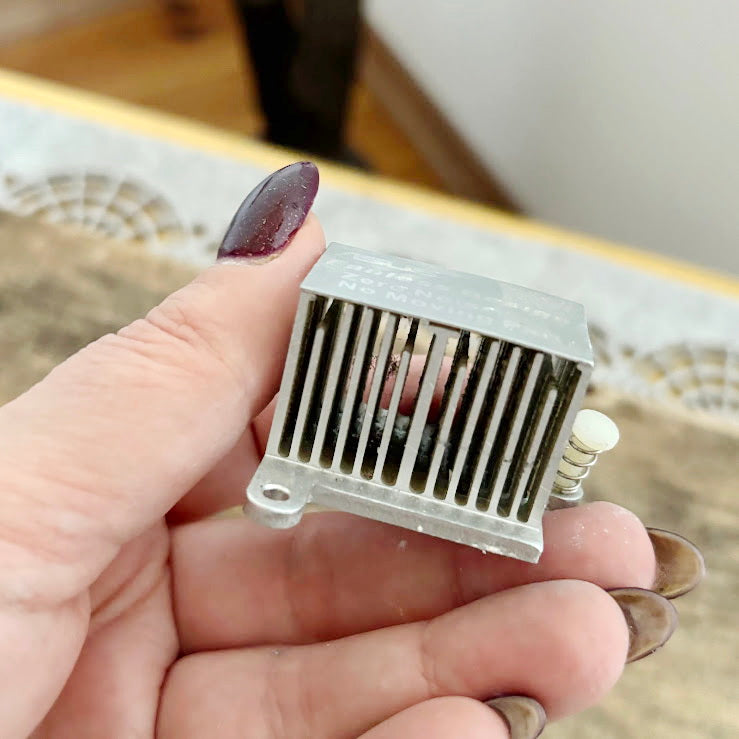 ASUS Fanless Heatsink Vintage Computer Part, Motherboard Chipset Cooling Radiator, Passive Aluminum PC Heatsink, Tech Craft Supply