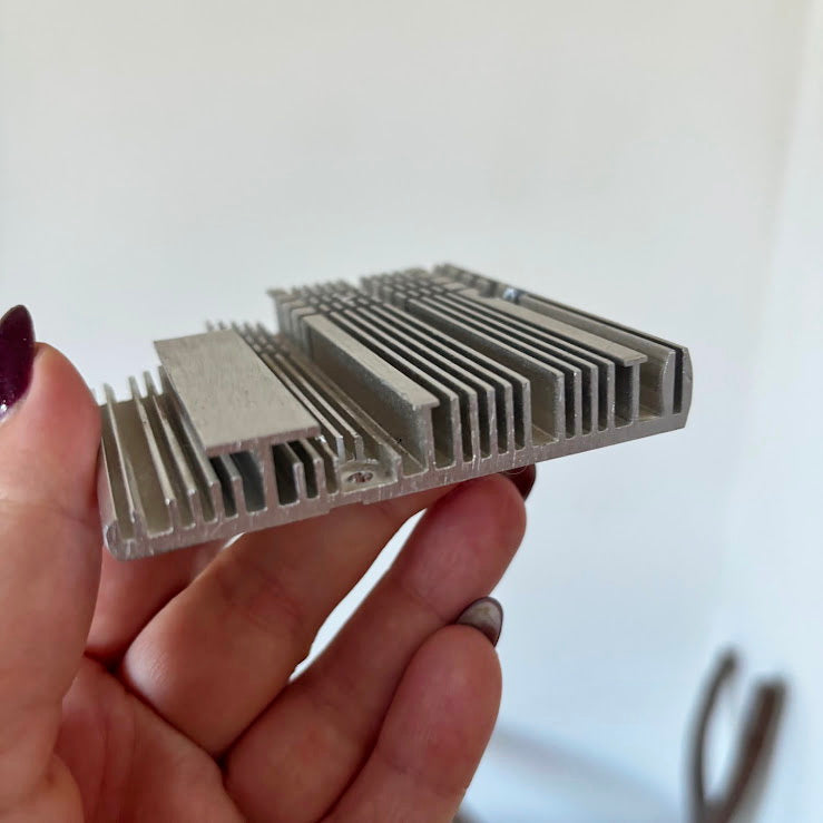 Vintage Computer Heatsink Lot of 9 Aluminum Chipset VRM GPU Cooling Radiators DIY Art Parts