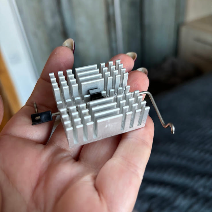 Vintage Computer Heatsink Lot of 9 Aluminum Chipset VRM GPU Cooling Radiators DIY Art Parts