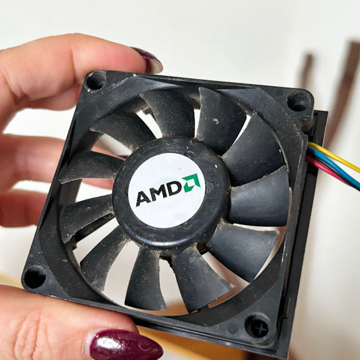 Vintage Computer Cooling Fans Set of 3 AMD Titan PC Case Fans Electronics Parts Industrial Hardware Lot