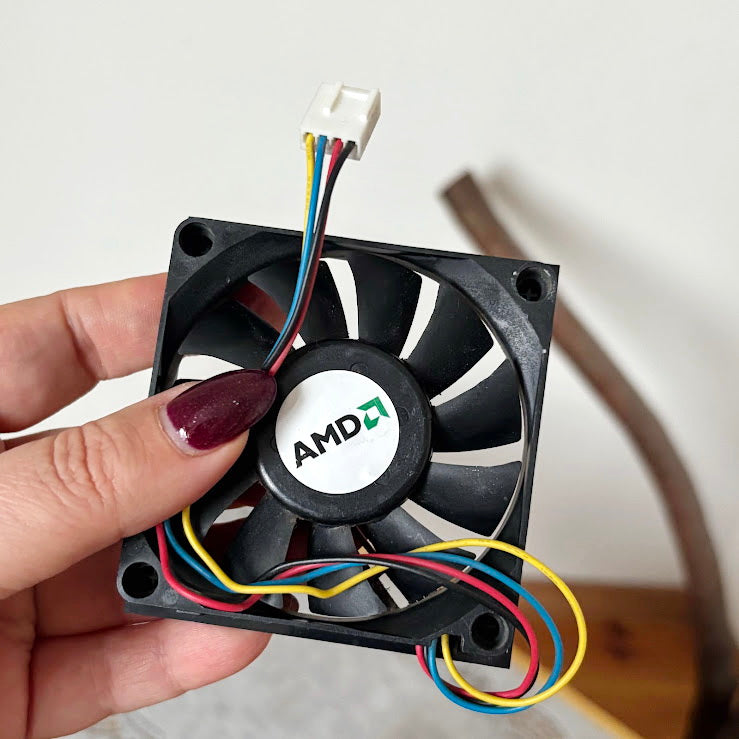 Vintage Computer Cooling Fans Set of 3 AMD Titan PC Case Fans Electronics Parts Industrial Hardware Lot