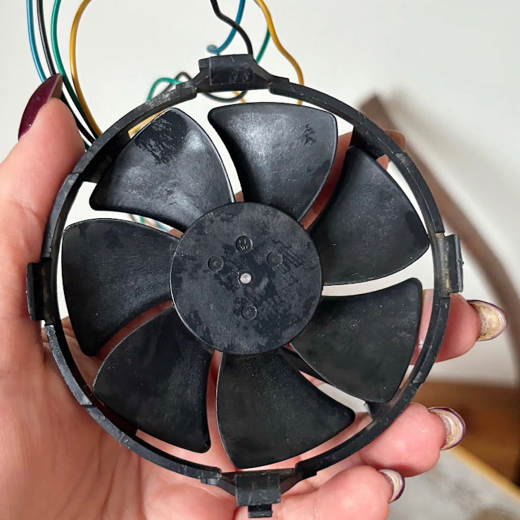 Vintage Computer Cooling Fans Set of 3 AMD Titan PC Case Fans Electronics Parts Industrial Hardware Lot