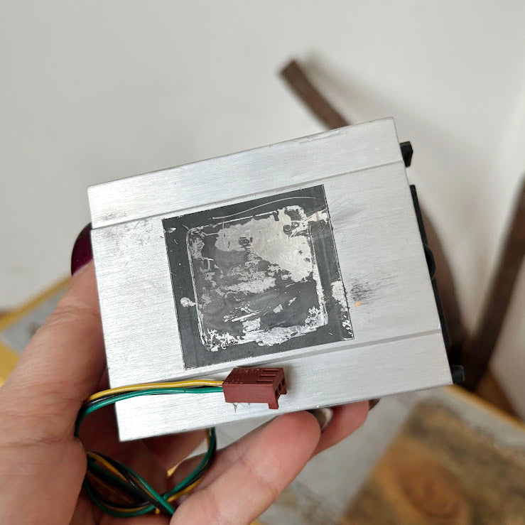 Intel CPU Cooler Fan With Heatsink Vintage Computer Cooling Assembly PC Hardware Part