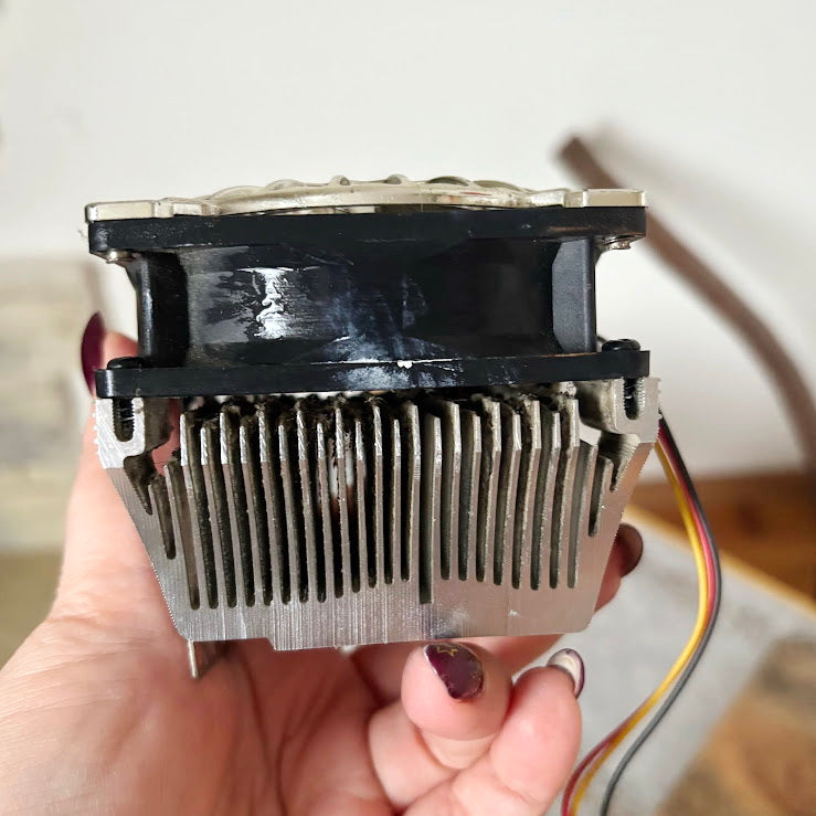 Titan CPU Cooler Fan With Heatsink Vintage Computer Cooling Hardware Assembly