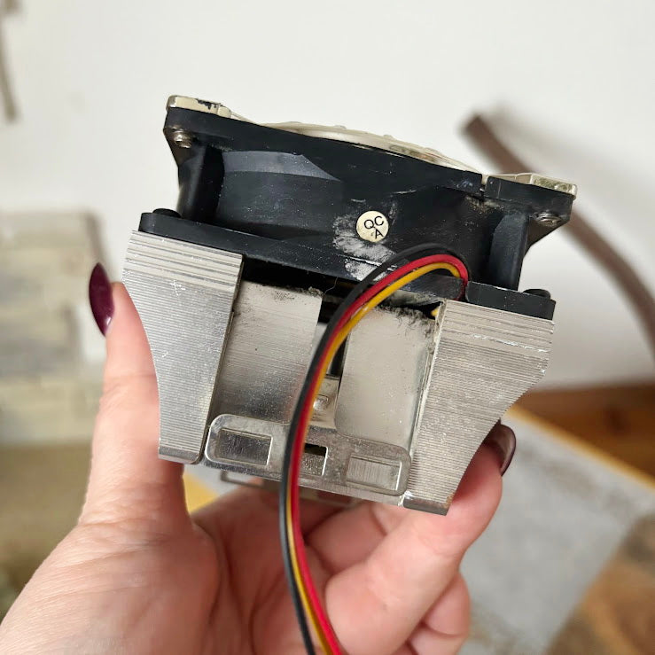 Titan CPU Cooler Fan With Heatsink Vintage Computer Cooling Hardware Assembly