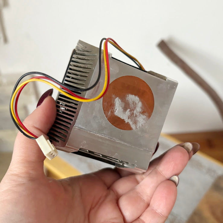 Titan CPU Cooler Fan With Heatsink Vintage Computer Cooling Hardware Assembly