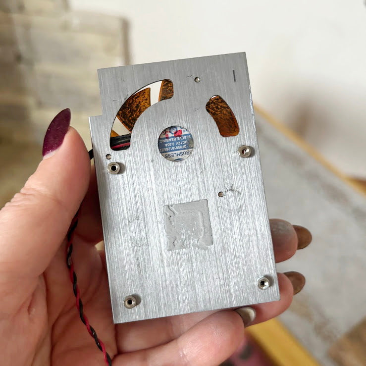 Vintage ZOTAC Laptop Cooling Fan with Aluminum Heatsink Small GPU Chipset Cooler