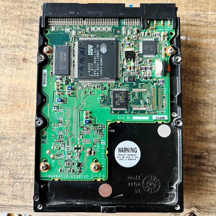 Vintage Fujitsu IDE Hard Drive MPG3307AH 2001 Desktop Computer HDD Untested