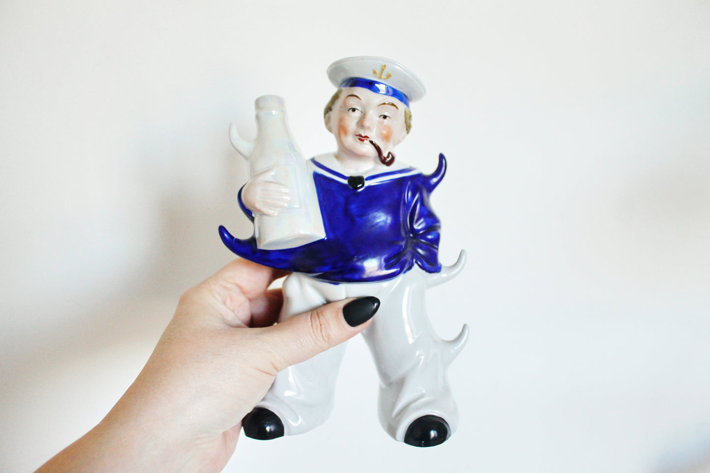 Vintage Ceramic Sailor Drinking Set - 1980s - Germany vintage - Sailors set gift