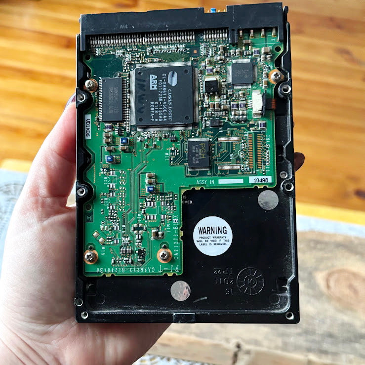 Vintage Fujitsu IDE Hard Drive MPG3307AH 2001 Desktop Computer HDD Untested