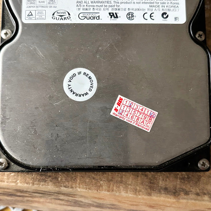 Vintage Samsung SV2001H 20GB IDE Hard Drive 2002 SpinPoint Internal HDD Retro PC Component Untested