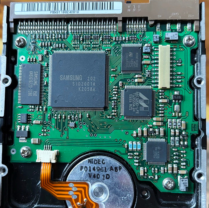 Vintage Samsung SV2001H 20GB IDE Hard Drive 2002 SpinPoint Internal HDD Retro PC Component Untested