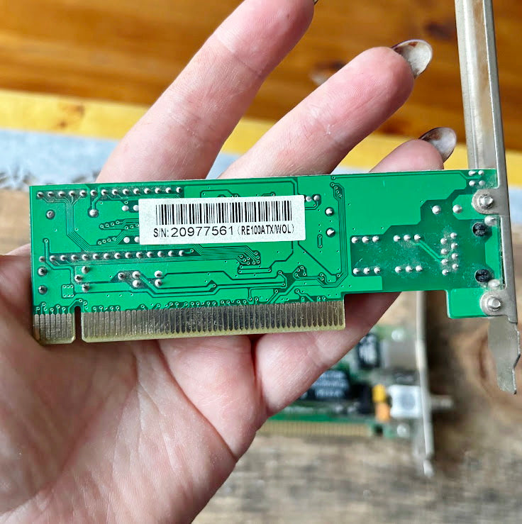 Vintage ISA Ethernet Network Cards Set 10Mbps Plug and Play LAN Adapters Mid 1990s Retro PC Expansion Boards Untested