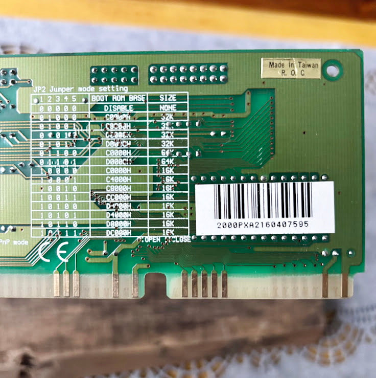 Vintage ISA Ethernet Network Cards Set 10Mbps Plug and Play LAN Adapters Mid 1990s Retro PC Expansion Boards Untested