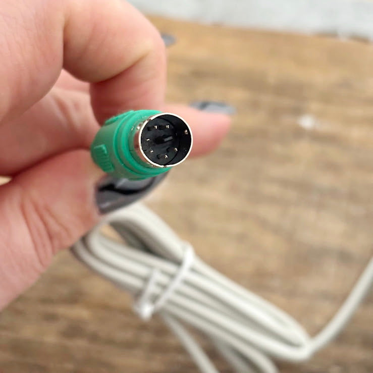 Vintage Genius NetScroll PS/2 Wired Mouse, New Old Stock in Box, Factory Sealed, Retro Computing Mouse for Windows XP/98/ME, Untested