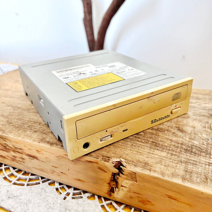 Vintage Lite-On CD-RW Drive LTR-52327S 2003 Internal Optical Drive Retro Computer Hardware pc Modding Parts