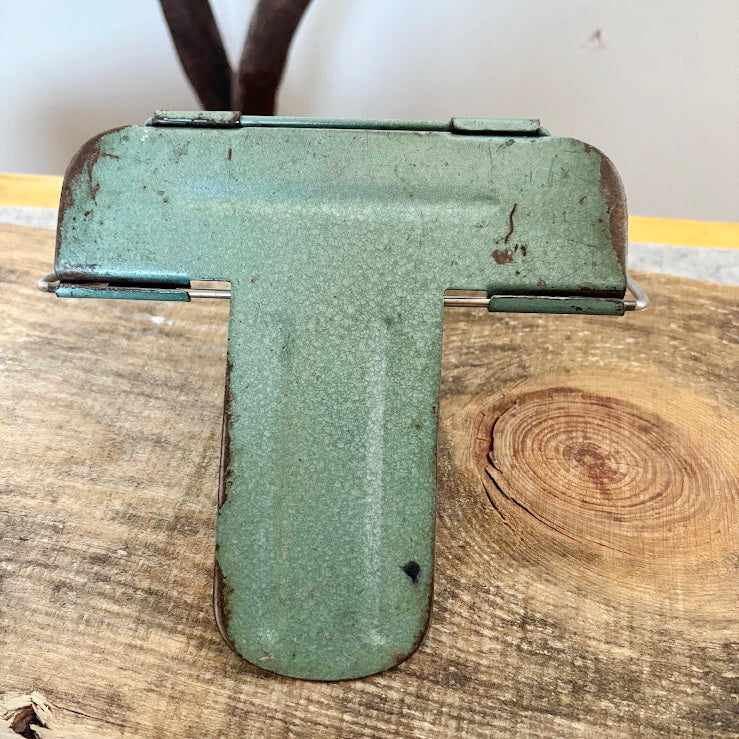 Vintage Metal Book Stand Adjustable Reading Holder, Retro Cookbook Display Stand, Mid Century Desk Book Rest - 7 inches