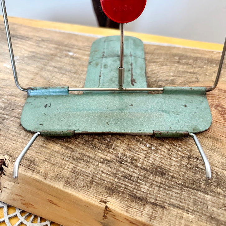 Vintage Metal Book Stand Adjustable Reading Holder, Retro Cookbook Display Stand, Mid Century Desk Book Rest - 7 inches