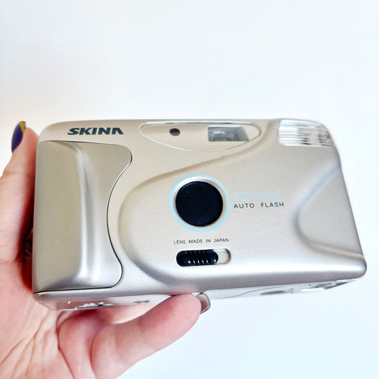 Skina AW-220 Film Camera 35mm Point and Shoot Vintage Auto Flash Camera Y2K Retro Lomography Tested Working
