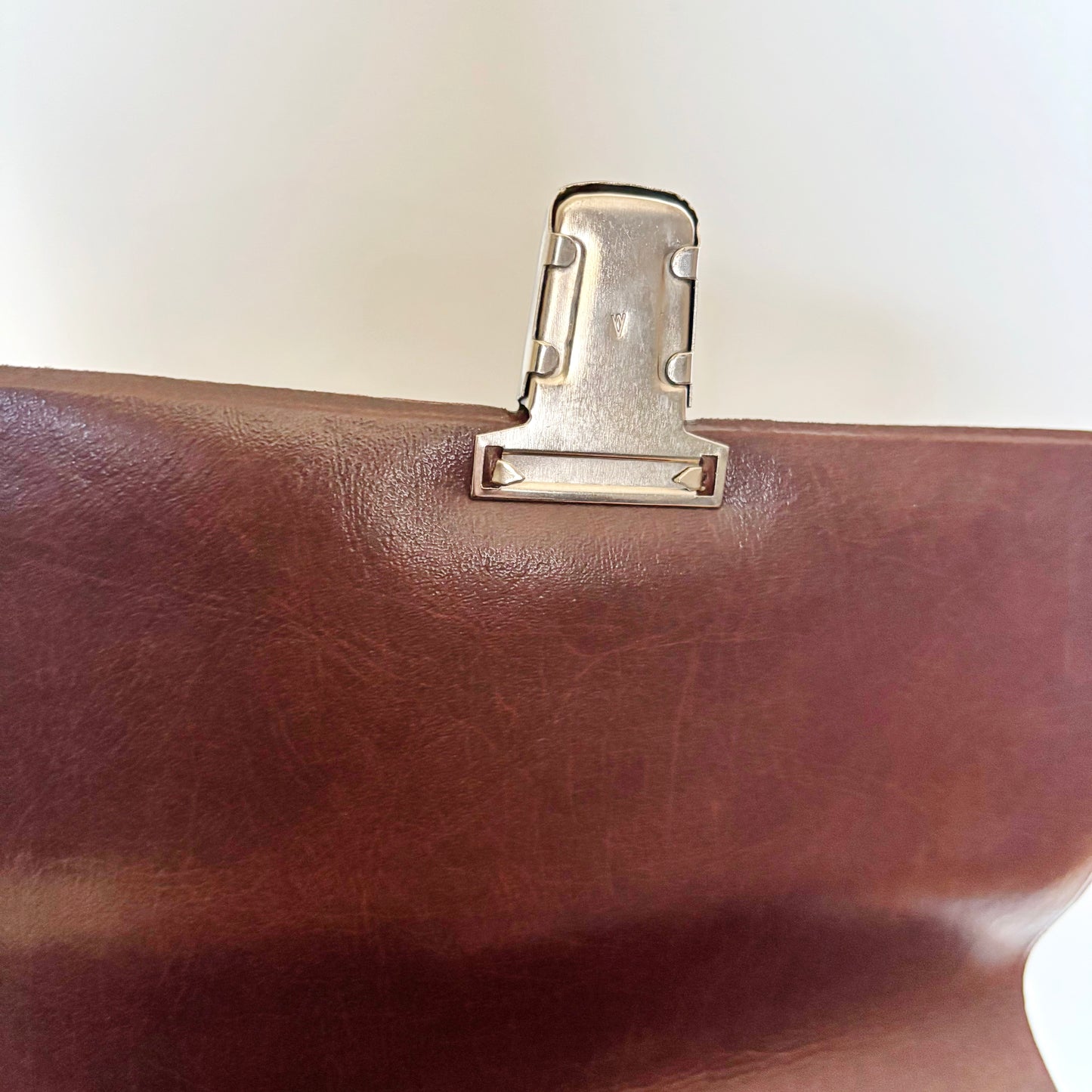 Vintage Traffic Police Briefcase Yellow Brown Satchel Retro Driving School Bag 12.6x11.4 in Unique Soviet Era Carry Case
