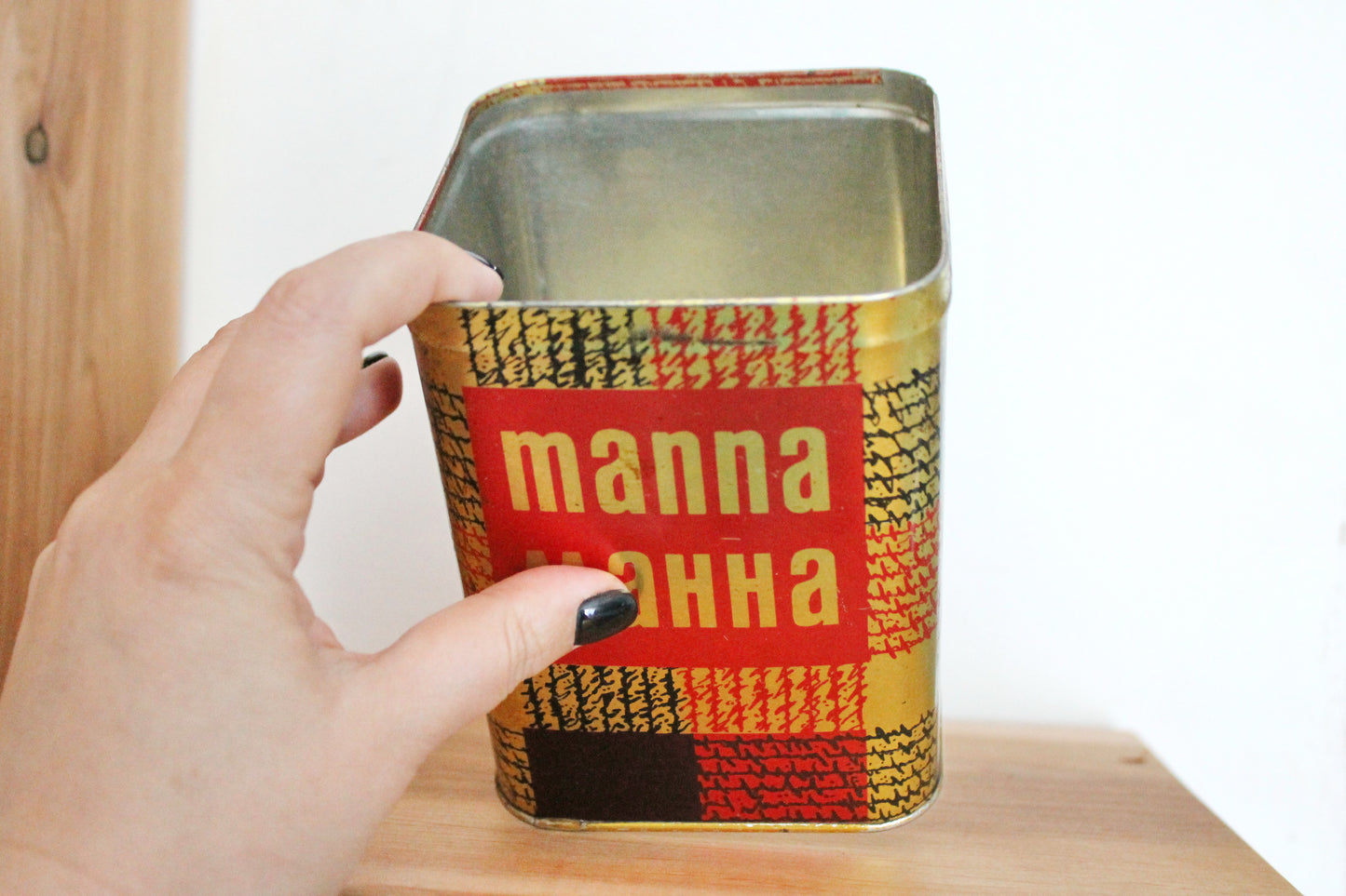 Soviet vintage set - 8+1 - food storage boxes - Antique tin box from Ukraine - Kitchen canister set