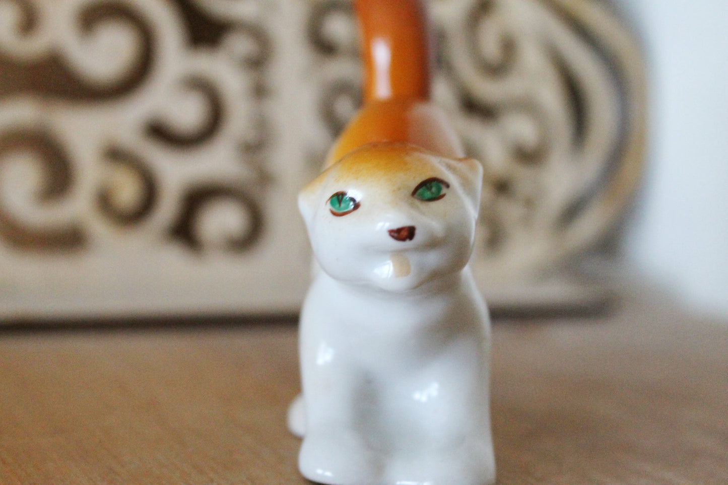 Soviet Porcelain Marten figurine - 2.9 inches - small USSR porcelain figurine - made in 1970