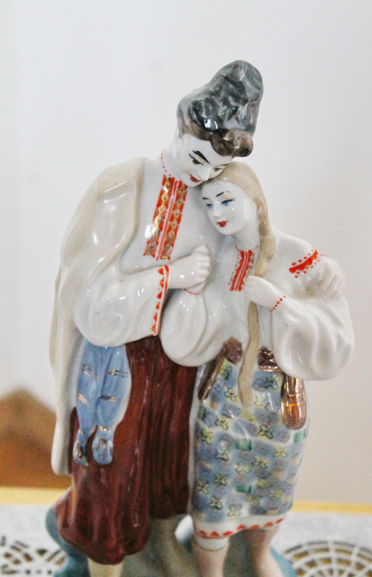 USSR vintage porcelain figurine "Ukrainian May night" - USSR vintage - 1970s - Hand painted