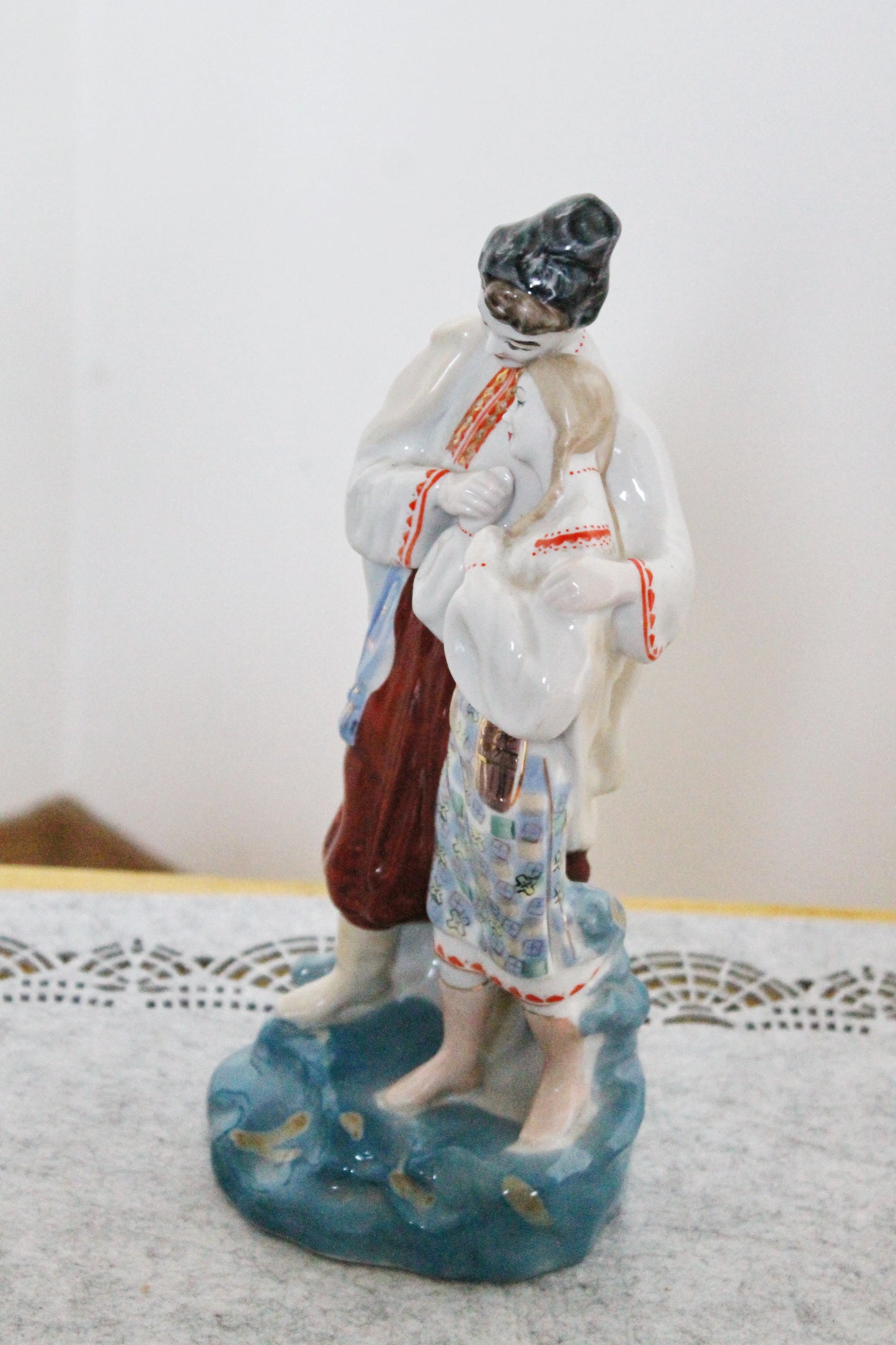 USSR vintage porcelain figurine "Ukrainian May night" - USSR vintage - 1970s - Hand painted