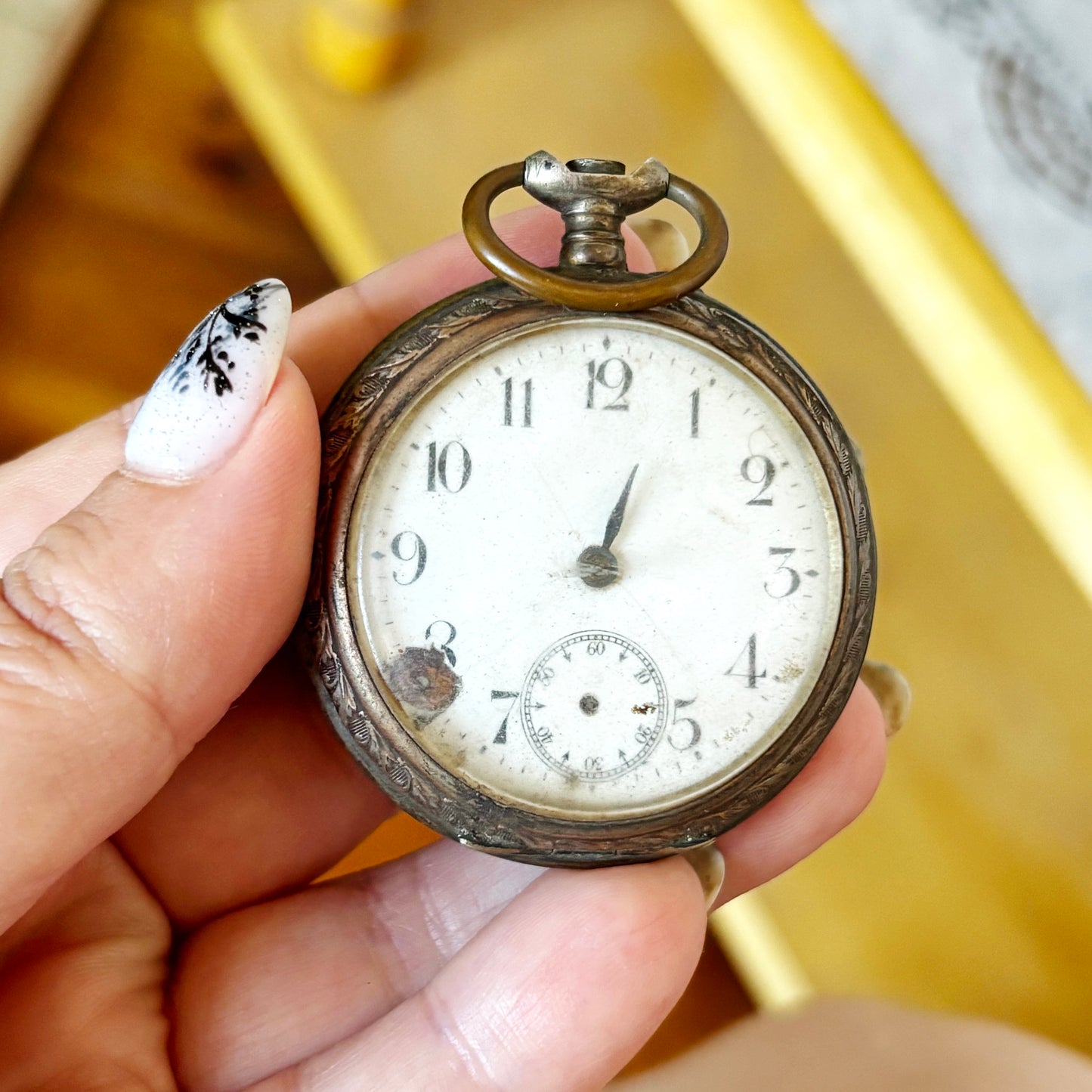 Vintage Pocket Watch Parts Lot, USSR Watch Movement, Antique Dials, Steampunk Assemblage, Restoration & Jewelry Making Supplies