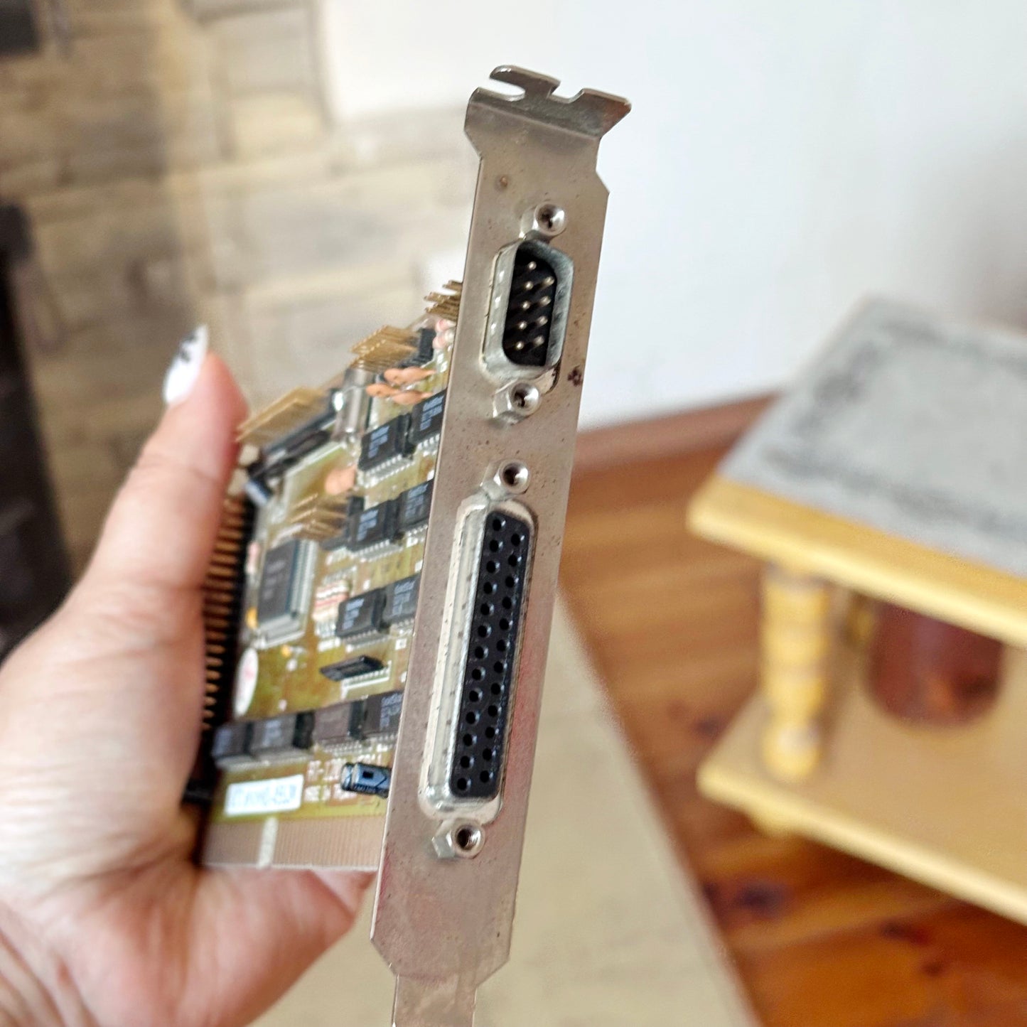 1992 GoldStar Prime 2 RT-1201 16-Bit ISA Multi I/O Controller Card for Vintage 286 386 486 PC, IDE FDD COM LPT. NOT TESTED