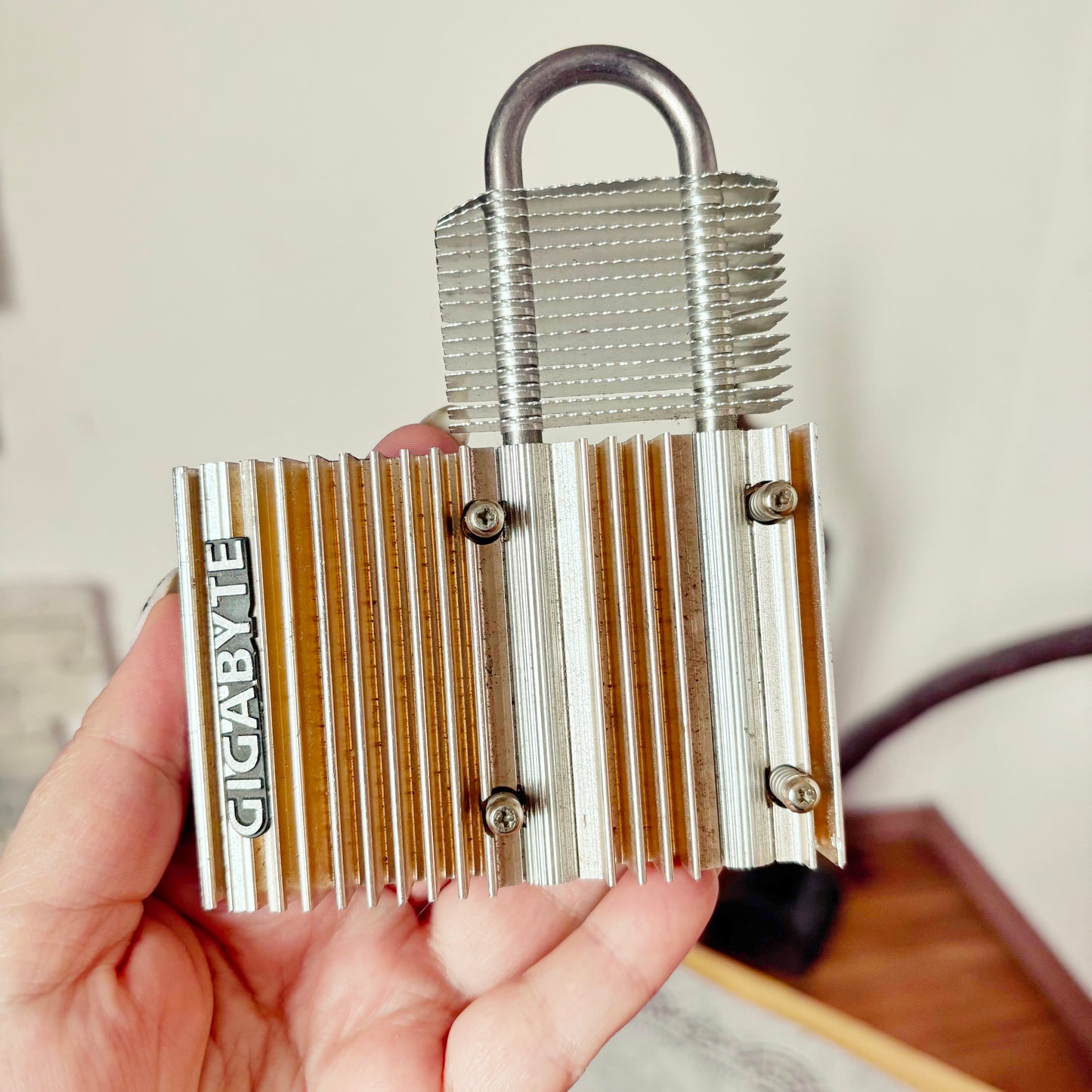 Set of 3 Vintage Gigabyte Silent-Pipe Heatsinks, Passive Heatpipe Coolers, 2000s PC Hardware, Retro Computer Parts