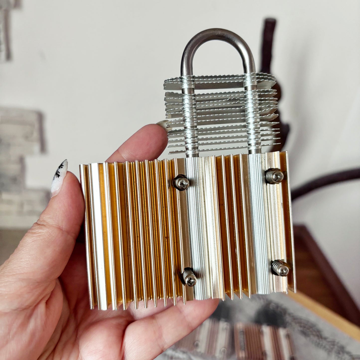 Set of 3 Vintage Gigabyte Silent-Pipe Heatsinks, Passive Heatpipe Coolers, 2000s PC Hardware, Retro Computer Parts