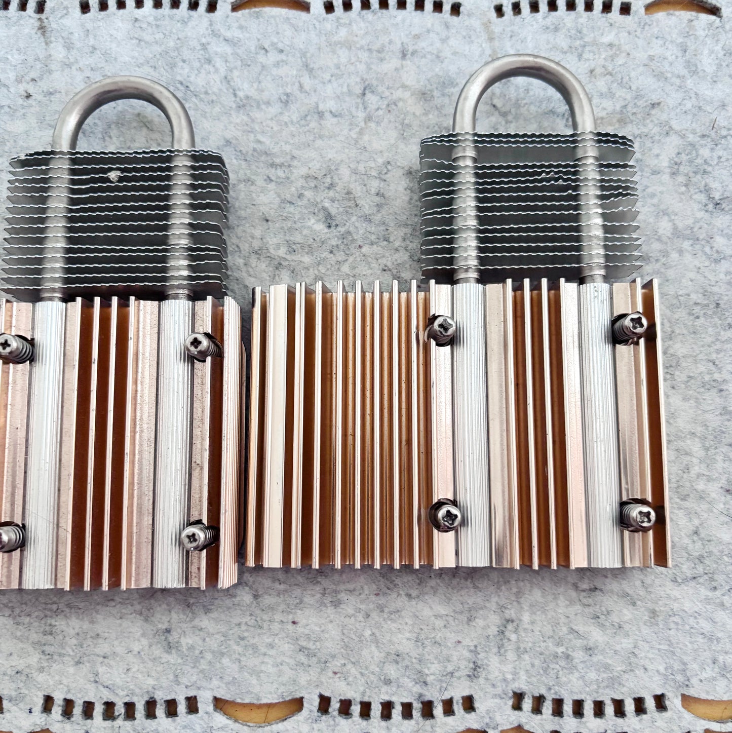 Set of 3 Vintage Gigabyte Silent-Pipe Heatsinks, Passive Heatpipe Coolers, 2000s PC Hardware, Retro Computer Parts