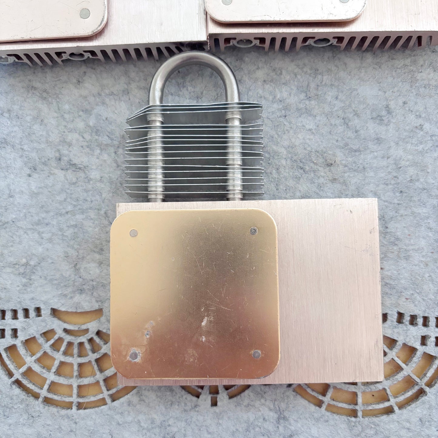 Set of 3 Vintage Gigabyte Silent-Pipe Heatsinks, Passive Heatpipe Coolers, 2000s PC Hardware, Retro Computer Parts