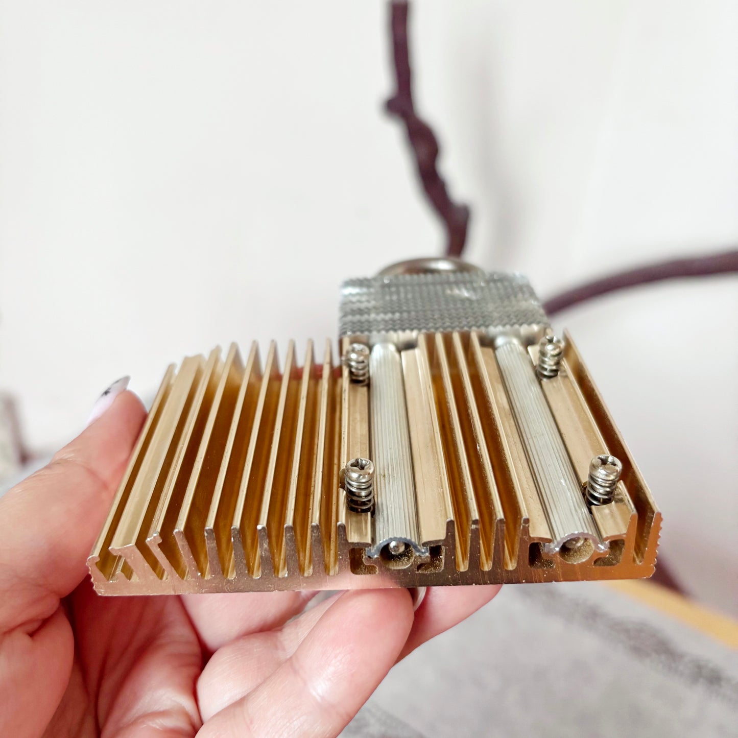 Set of 3 Vintage Gigabyte Silent-Pipe Heatsinks, Passive Heatpipe Coolers, 2000s PC Hardware, Retro Computer Parts