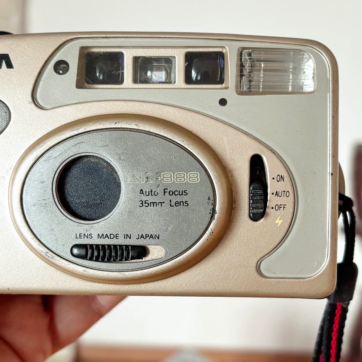 Vintage Skina SK-888 35mm Film Camera, Auto Focus, Japanese Lens, Compact Point and Shoot, 1990s–2000s Retro Camera