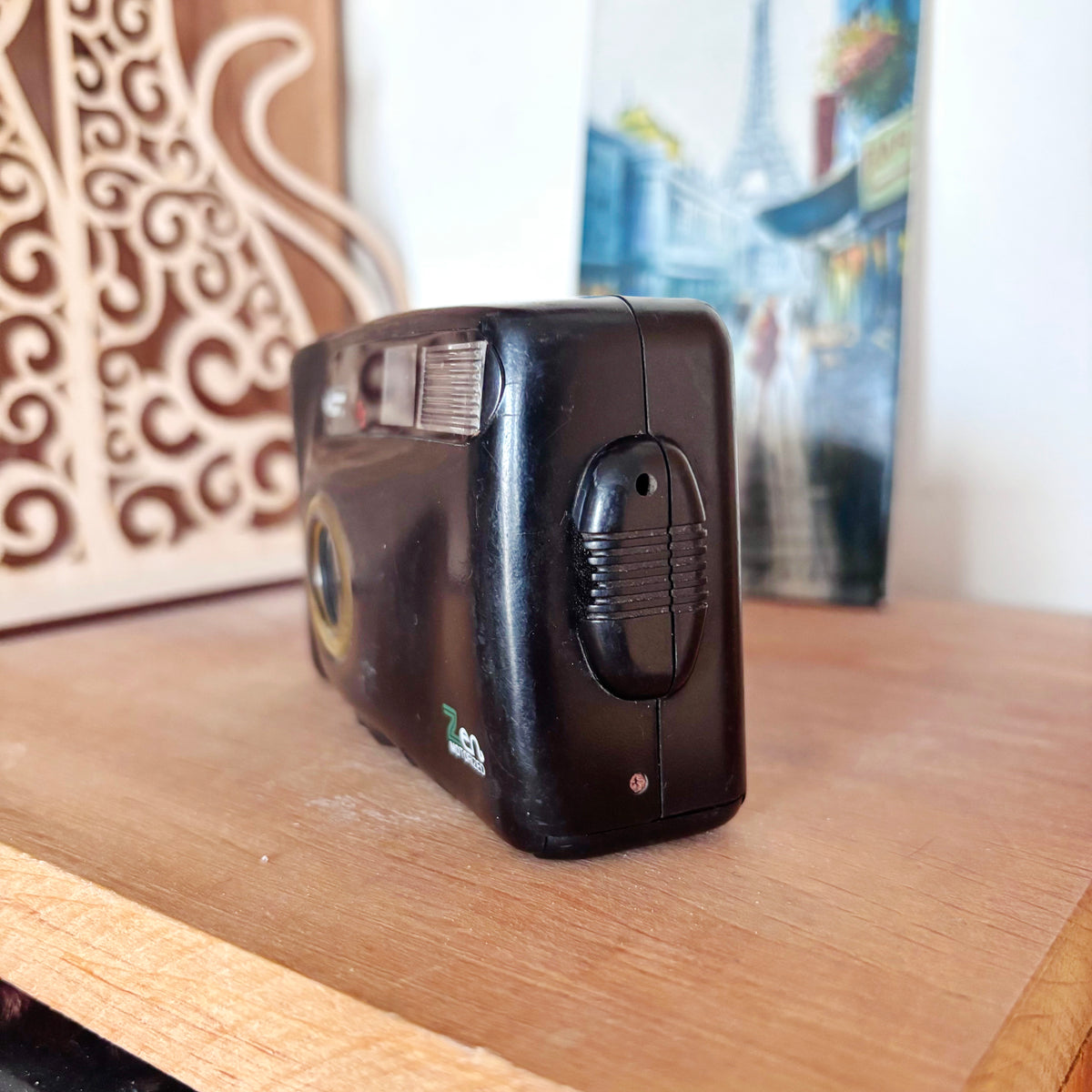 Vintage Wizen DX Zen Motorized 35mm Film Camera, Japanese Glass Lens, Auto Flash, Retro Point & Shoot, 1980s