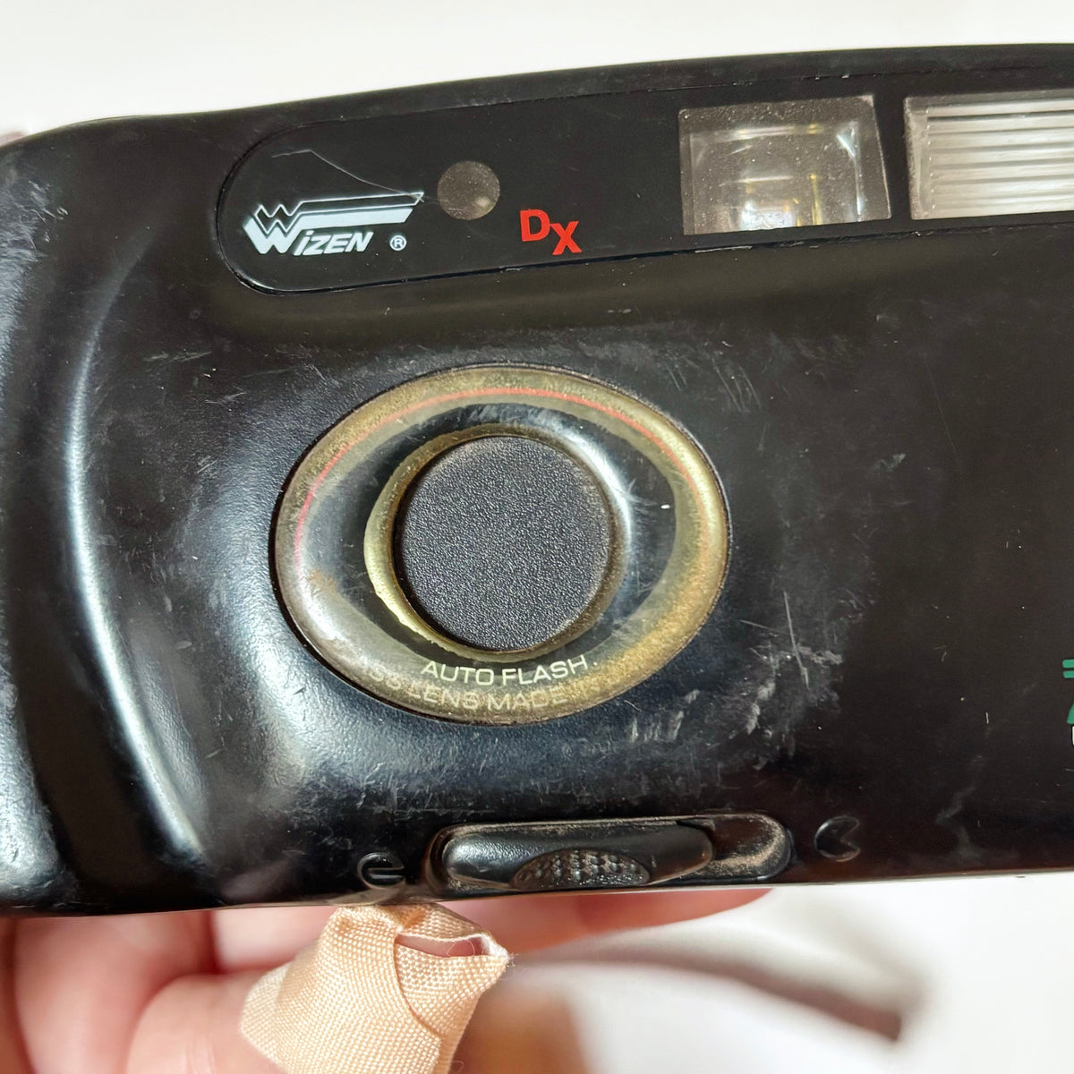 Vintage Wizen DX Zen Motorized 35mm Film Camera, Japanese Glass Lens, Auto Flash, Retro Point & Shoot, 1980s