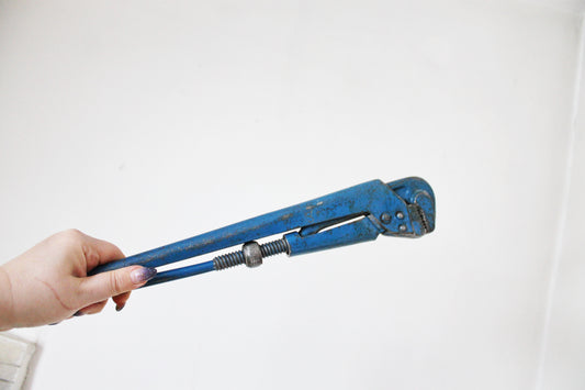 Vintage old USSR Wrench - 15.7 inches - Made in Soviet union in 1970s - Metal big wrench