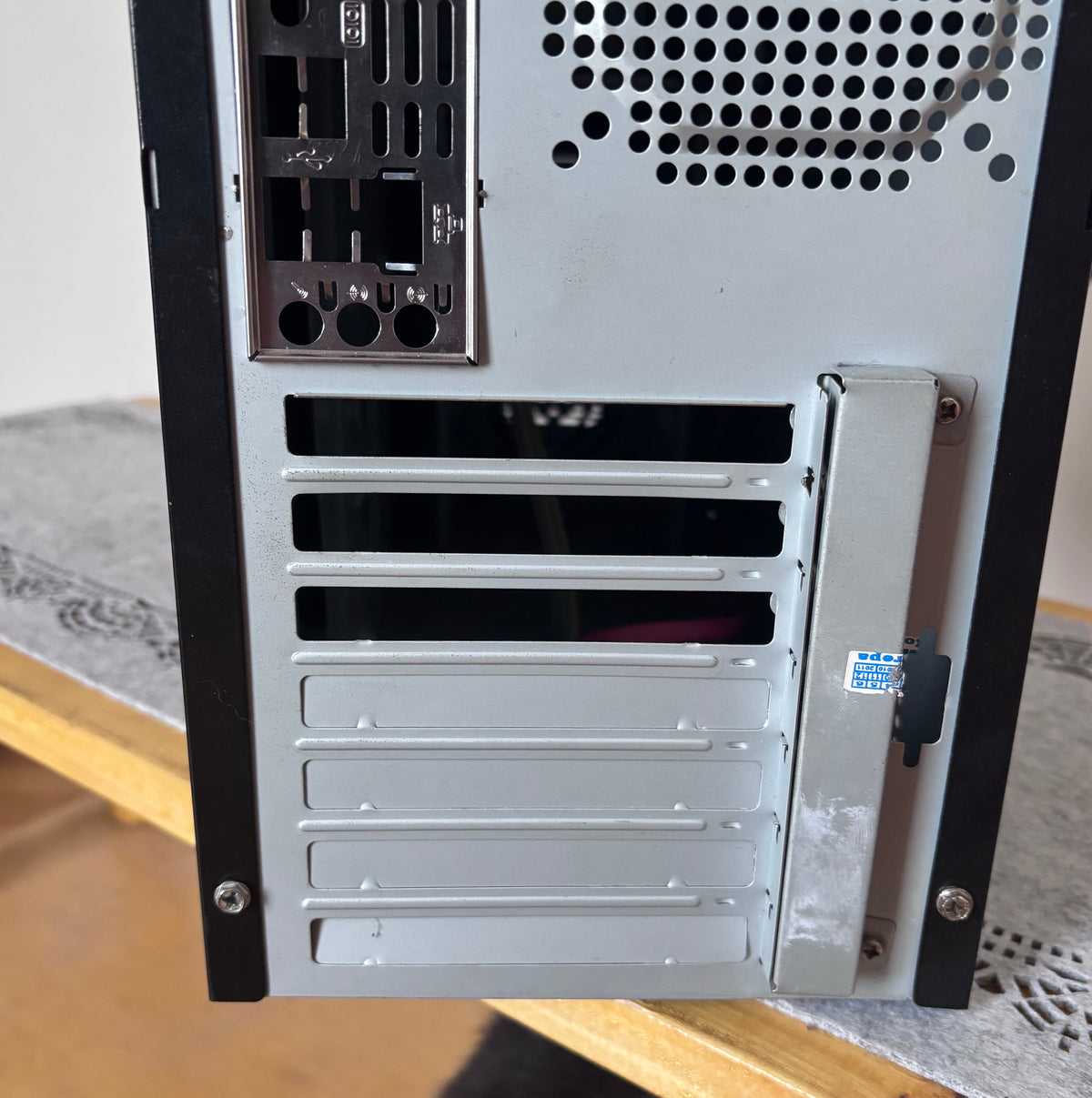 Vintage Black ATX PC Case, Retro Desktop Computer Tower, Early 2000s, Empty Chassis, Sleeper Build or Restoration