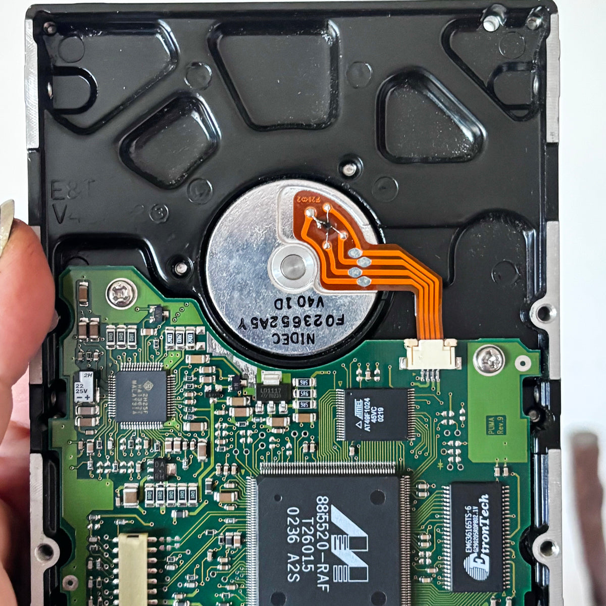 Vintage Samsung SpinPoint V40 40GB IDE Hard Drive, SV4012H, 3.5 Inch Retro PC HDD, Made in Korea, Untested 2002