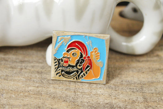 Vintage soviet USSR pin badge "Pirate name Barmaley" 1.1 inches - USSR pin - vintage soviet badge - 1970s