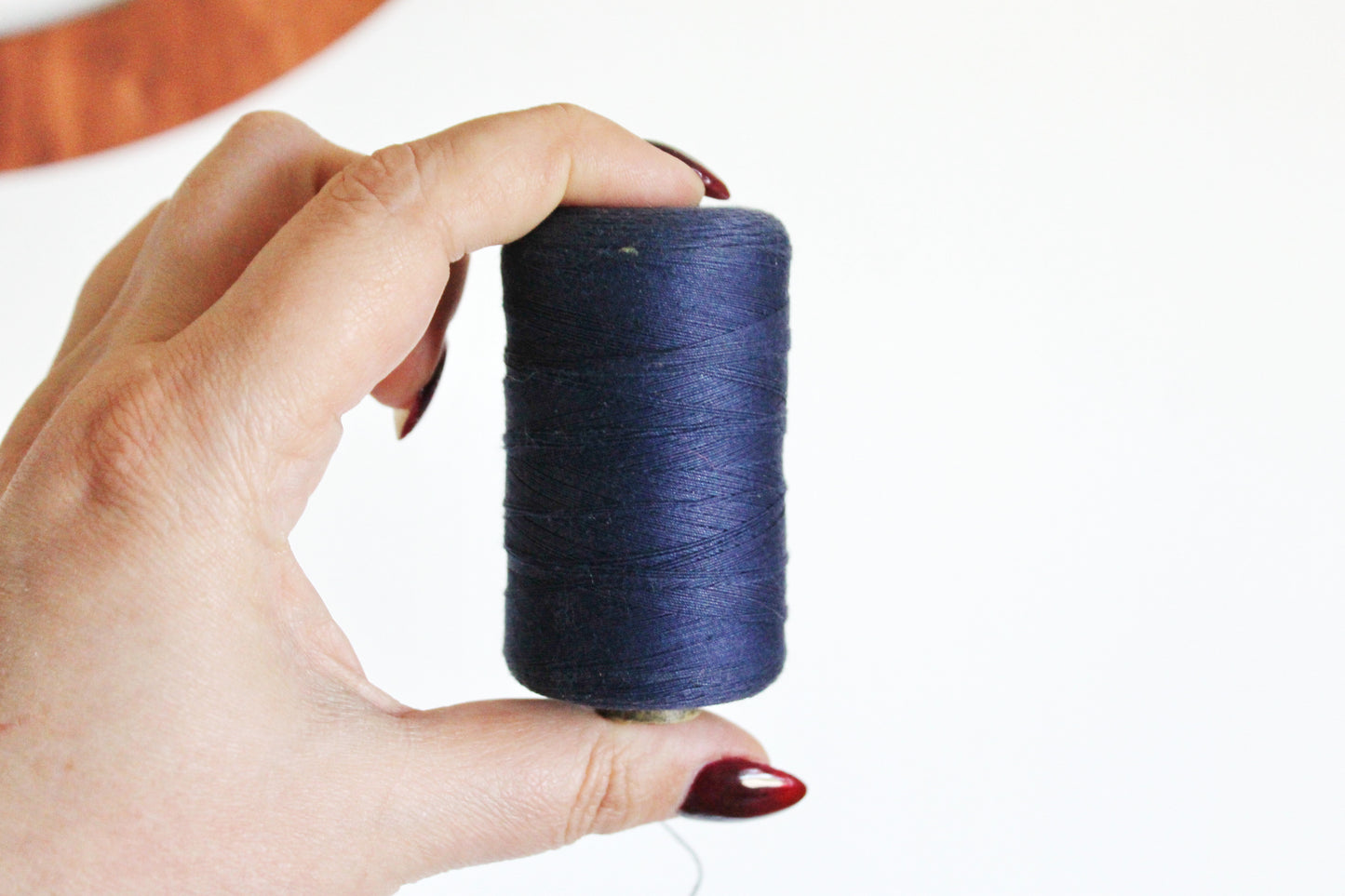 Vintage Soviet Thread Spools – Blue Tones – USSR Sewing Notions – Set of 4 – USSR Cotton Thread – Craft Supplies – 1970s 1980s Soviet Era