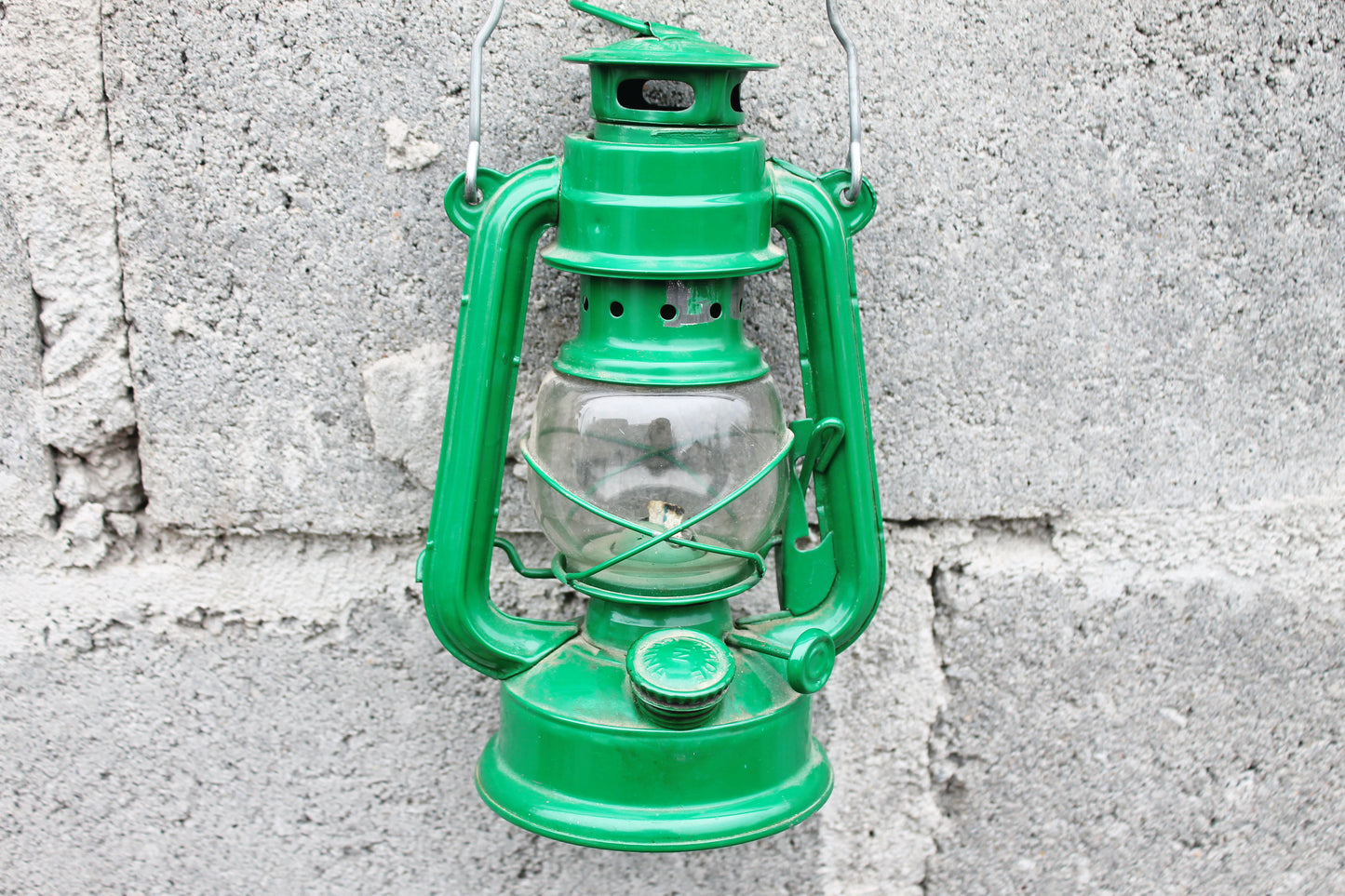 Vintage oil lamp - gas lamp - petrol lamp - Chinese vintage lamp - kerosene lamp - 1980-1990s