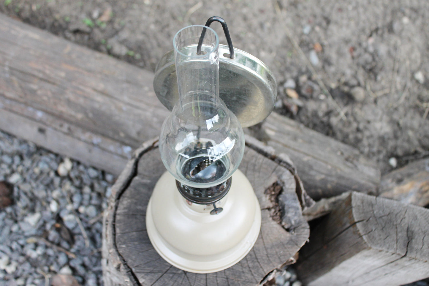 Vintage oil lamp - gas lamp - petrol lamp - USSR vintage lamp - kerosene lamp - 1960-1970