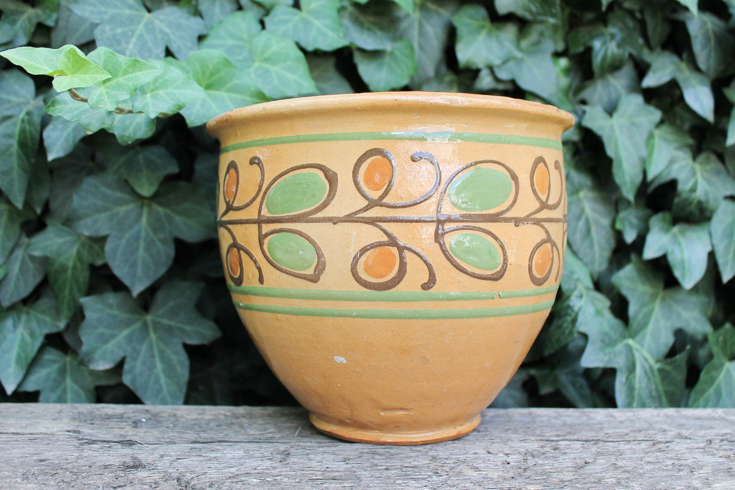 Vintage big Old Ceramic Pottery Clay Pot - Old Brown Pots Ukrainian traditional jug - USSR pottery jug - handmade pottery jug