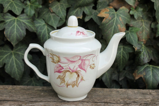 Vintage USSR ceramic teapot from servise  - Baranivka Porcelain Factory - beautiful soviet ceramic teapot - 1970s