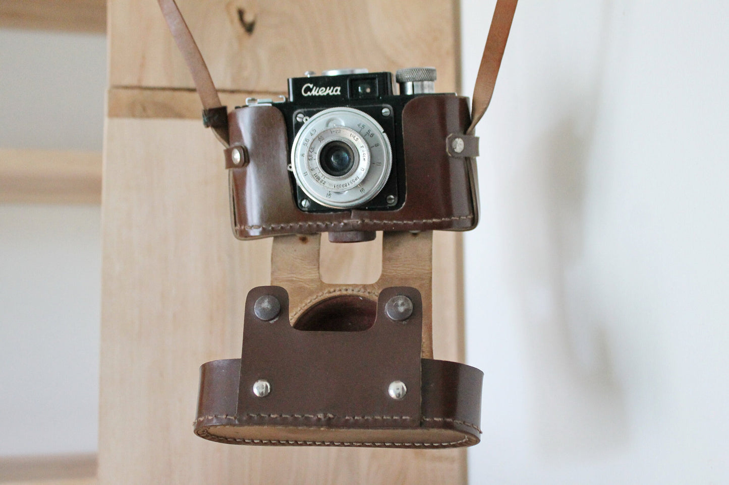 Vintage Film-camera Smena Lomo - USSR vintage camera - Vintage PHOTOGRAPHY - original leather case