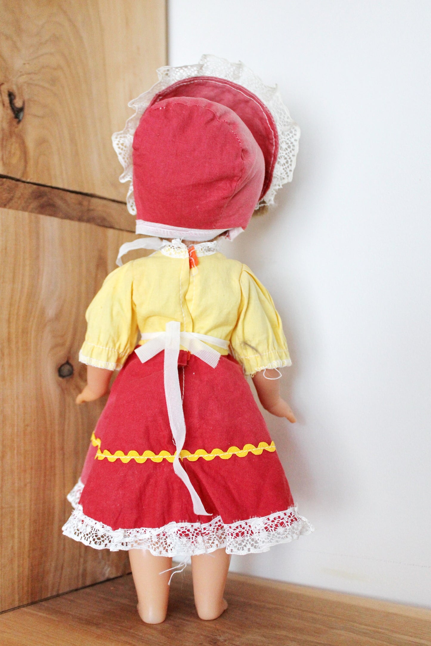 Vintage USSR doll in a red cap - USSR doll - Collectible doll - 1970s