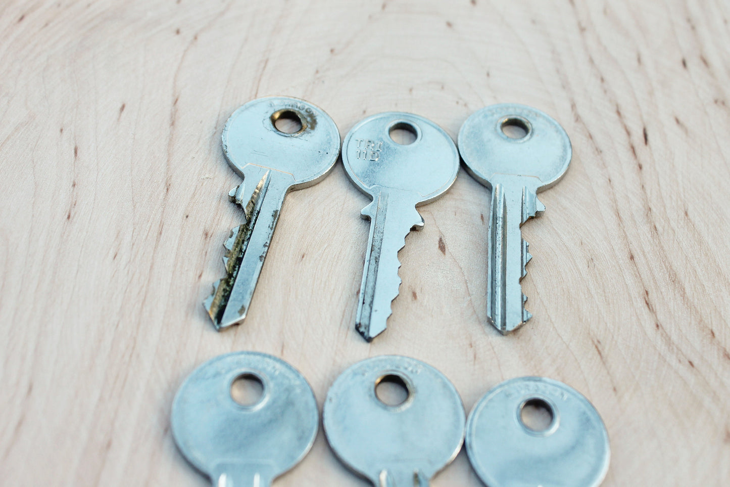 Set of 6 vintage keys - vintage keys, Old rare house keys, Skeleton keys